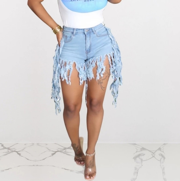 Palmer Heritage Fringed Denim Jeans Size XL - Picture 3 of 11